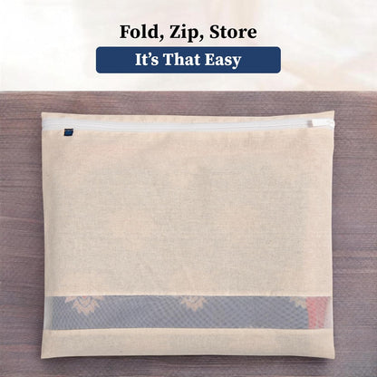 Saree/Dress Storage Zip Bags – Pack of 12